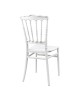 Καρέκλα Napoleon pp λευκή 38,5x46,5x89εκ Υλικό: PC 326-000054