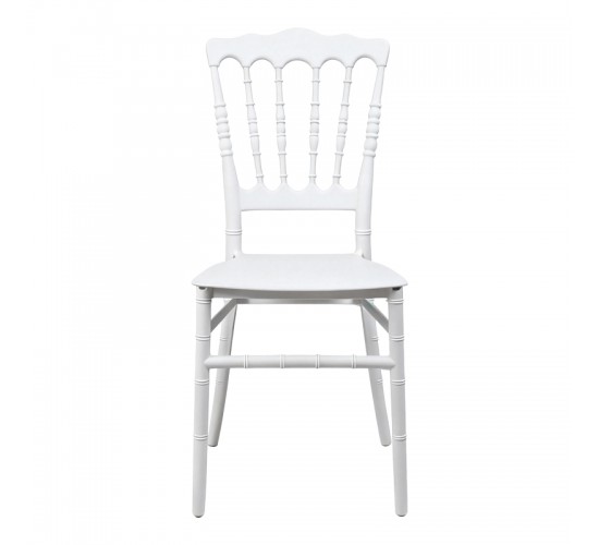 Καρέκλα Napoleon pp λευκή 38,5x46,5x89εκ Υλικό: PC 326-000054