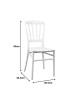 Καρέκλα Napoleon pp λευκή 38,5x46,5x89εκ Υλικό: PC 326-000054