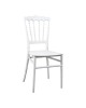 Καρέκλα Napoleon pp λευκή 38,5x46,5x89εκ Υλικό: PC 326-000054