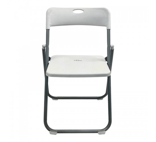 Καρέκλα catering-συνεδρίου πτυσσόμενη Edison λευκό 38x49x73εκ Υλικό: PP - METAL 326-000061