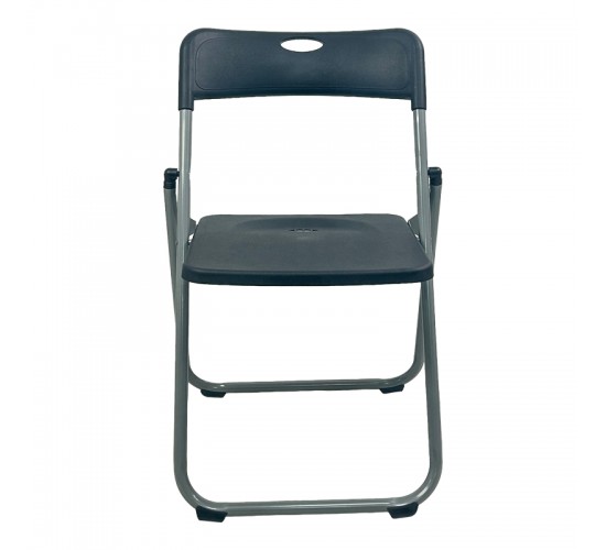 Καρέκλα catering-συνεδρίου πτυσσόμενη Edison μαύρο 38x49x73εκ Υλικό: PP - METAL 326-000062