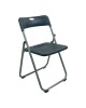 Καρέκλα catering-συνεδρίου πτυσσόμενη Edison μαύρο 38x49x73εκ Υλικό: PP - METAL 326-000062
