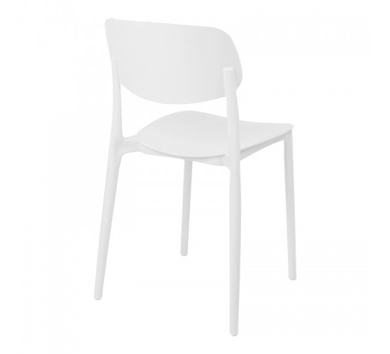 Καρέκλα Berdian στοιβαζόμενη pp λευκό 38x49x79εκ Υλικό: PP 326-000068