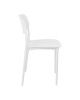 Καρέκλα Berdian στοιβαζόμενη pp λευκό 38x49x79εκ Υλικό: PP 326-000068