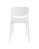Καρέκλα Berdian στοιβαζόμενη pp λευκό 38x49x79εκ Υλικό: PP 326-000068