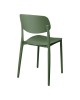 Καρέκλα Berdian στοιβαζόμενη pp σκούρο πράσινο 38x49x79εκ Υλικό: PP 326-000069