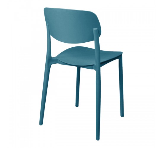Καρέκλα Berdian στοιβαζόμενη pp μπλε 38x49x79εκ Υλικό: PP 326-000070