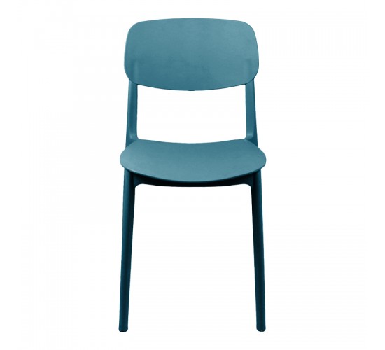 Καρέκλα Berdian στοιβαζόμενη pp μπλε 38x49x79εκ Υλικό: PP 326-000070