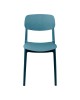 Καρέκλα Berdian στοιβαζόμενη pp μπλε 38x49x79εκ Υλικό: PP 326-000070