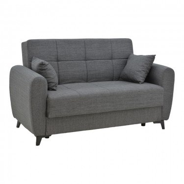 Καναπές-κρεβάτι με αποθηκευτικό χώρο διθέσιος Lincoln ανθρακί ύφασμα 165x75x85εκ Υλικό: FABRIC - PLASTIC LEGS - METAL FRAME 328-000021