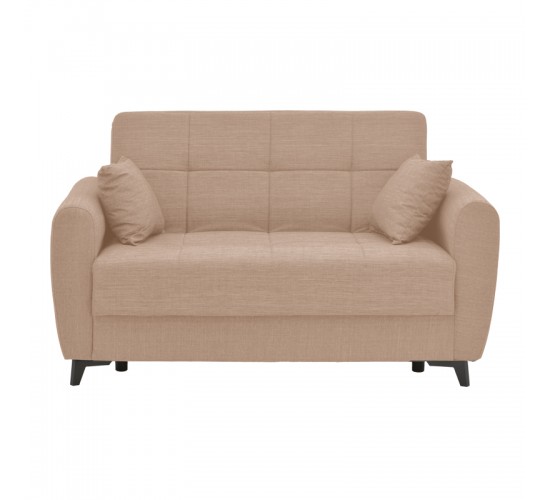 Σετ σαλονιού 2τεμ Lincoln ύφασμα σε μπεζ απόχρωση Υλικό: FABRIC - PLASTIC LEGS - METAL FRAME 328-000037
