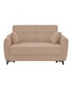 Σετ σαλονιού 2τεμ Lincoln ύφασμα σε μπεζ απόχρωση Υλικό: FABRIC - PLASTIC LEGS - METAL FRAME 328-000037