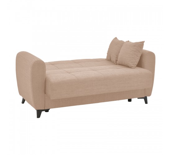 Σετ σαλονιού 2τεμ Lincoln ύφασμα σε μπεζ απόχρωση Υλικό: FABRIC - PLASTIC LEGS - METAL FRAME 328-000037