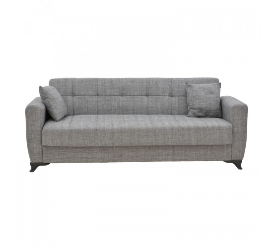 Σετ σαλονιού 2τεμ Modesto ύφασμα σε γκρι απόχρωση Υλικό: FABRIC - PLASTIC LEGS - METAL FRAME 328-000040