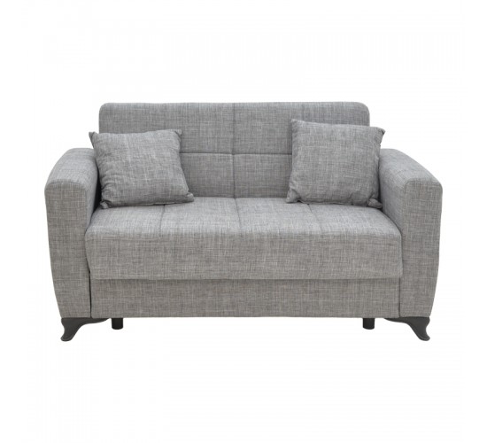 Σετ σαλονιού 2τεμ Modesto ύφασμα σε γκρι απόχρωση Υλικό: FABRIC - PLASTIC LEGS - METAL FRAME 328-000040