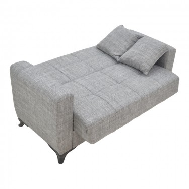 Σετ σαλονιού 2τεμ Modesto ύφασμα σε γκρι απόχρωση Υλικό: FABRIC - PLASTIC LEGS - METAL FRAME 328-000040