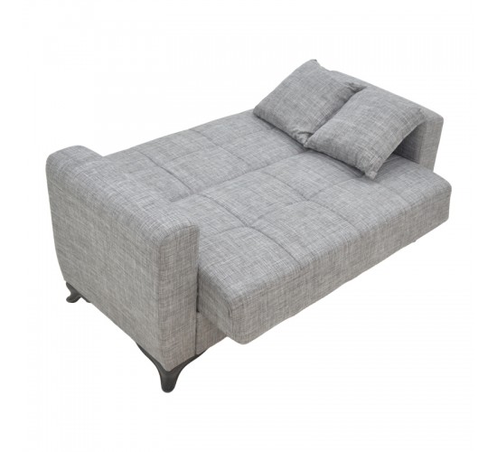 Σετ σαλονιού 2τεμ Modesto ύφασμα σε γκρι απόχρωση Υλικό: FABRIC - PLASTIC LEGS - METAL FRAME 328-000040