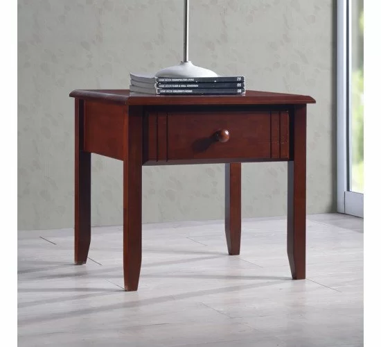Κομοδίνο Juliene με συρτάρι καρυδί rubberwood 50x44x46εκ Υλικό: RUBBERWOOD 330-000017 Κομοδίνο Juliene με συρτάρι καρυδί rubberwood 50x44x46εκ Υλικό: RUBBERWOOD 330-000017