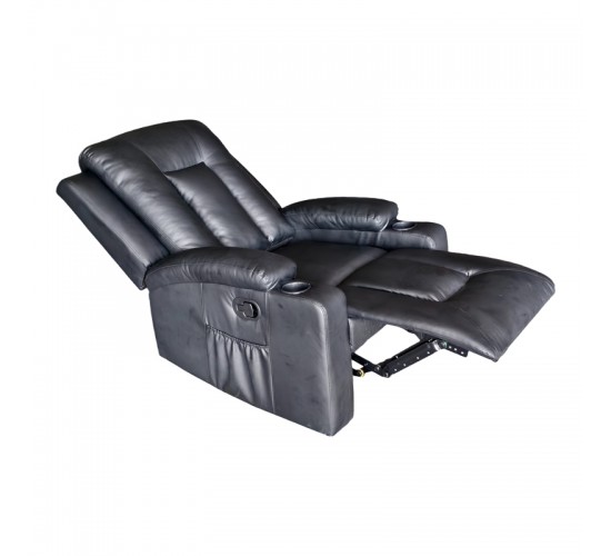 Πολυθρόνα relax Gessel PU σε μαύρη απόχρωση 80x90x98εκ Υλικό: PU-Bonded foam 331-000004