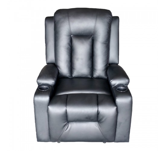 Πολυθρόνα relax Gessel PU σε μαύρη απόχρωση 80x90x98εκ Υλικό: PU-Bonded foam 331-000004