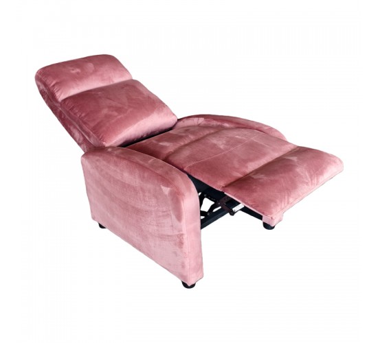 Πολυθρόνα relax Norva βελούδο σε σάπιο μήλο απόχρωση 68.5x86x100εκ Υλικό: VELVET-Bonded foam-pp legs 331-000011
