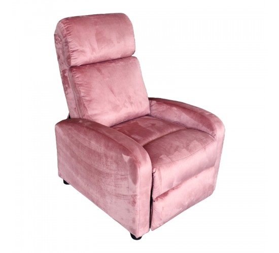 Πολυθρόνα relax Norva βελούδο σε σάπιο μήλο απόχρωση 68.5x86x100εκ Υλικό: VELVET-Bonded foam-pp legs 331-000011