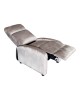 Πολυθρόνα relax Norva βελούδο σε γκρι απόχρωση 68.5x86x100εκ Υλικό: VELVET-Bonded foam-pp legs 331-000012
