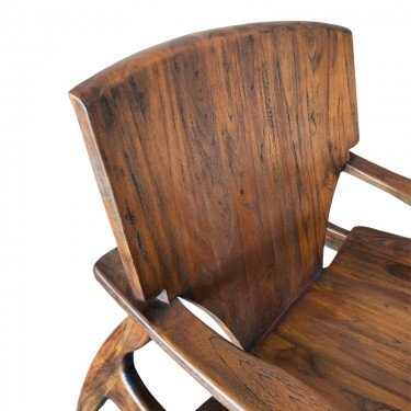 Πολυθρόνα Brazin καρυδί teak ξύλο 72x71x77εκ Υλικό: TEAK WOOD 335-000002