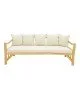 Καναπές Roziana φυσικό teak ξύλο 210x100x80εκ Υλικό: TEAKWOOD - FABRIC 335-000021 Καναπές Roziana φυσικό teak ξύλο 210x100x80εκ Υλικό: TEAKWOOD - FABRIC 335-000021