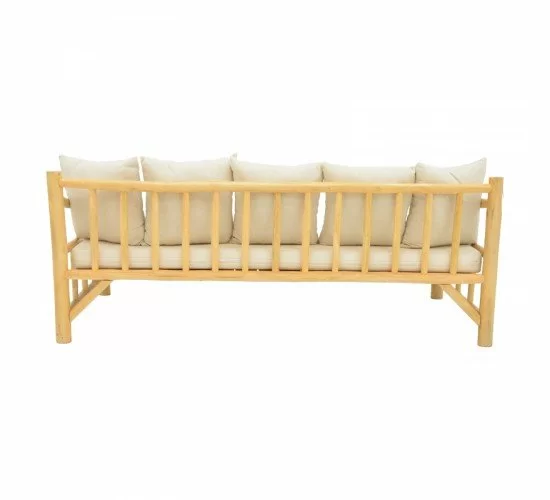 Καναπές Roziana φυσικό teak ξύλο 210x100x80εκ Υλικό: TEAKWOOD - FABRIC 335-000021 Καναπές Roziana φυσικό teak ξύλο 210x100x80εκ Υλικό: TEAKWOOD - FABRIC 335-000021