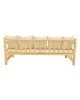 Καναπές Roziana φυσικό teak ξύλο 210x100x80εκ Υλικό: TEAKWOOD - FABRIC 335-000021 Καναπές Roziana φυσικό teak ξύλο 210x100x80εκ Υλικό: TEAKWOOD - FABRIC 335-000021