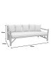 Καναπές Roziana φυσικό teak ξύλο 210x100x80εκ Υλικό: TEAKWOOD - FABRIC 335-000021 Καναπές Roziana φυσικό teak ξύλο 210x100x80εκ Υλικό: TEAKWOOD - FABRIC 335-000021