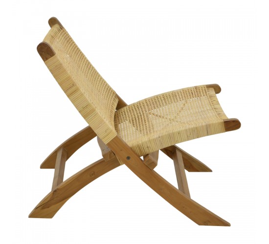 Πολυθρόνα Jerenze φυσικό teak ξύλο-φυσικό rattan 65x78x68εκ Υλικό: TEAKWOOD - RATTAN 336-000010 Πολυθρόνα Jerenze φυσικό teak ξύλο-φυσικό rattan 65x78x68εκ Υλικό: TEAKWOOD - RATTAN 336-000010