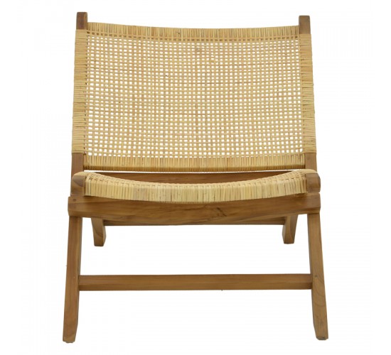 Πολυθρόνα Jerenze φυσικό teak ξύλο-φυσικό rattan 65x78x68εκ Υλικό: TEAKWOOD - RATTAN 336-000010 Πολυθρόνα Jerenze φυσικό teak ξύλο-φυσικό rattan 65x78x68εκ Υλικό: TEAKWOOD - RATTAN 336-000010