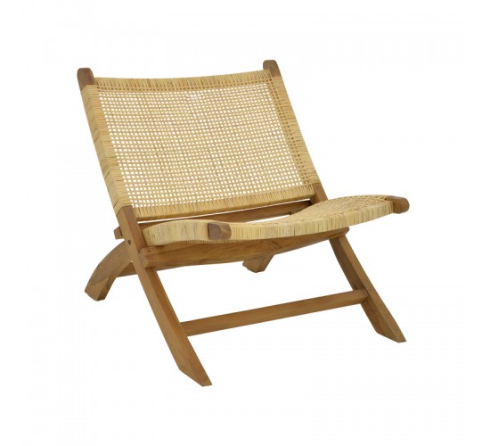 Πολυθρόνα Jerenze φυσικό teak ξύλο-φυσικό rattan 65x78x68εκ Υλικό: TEAKWOOD - RATTAN 336-000010 Πολυθρόνα Jerenze φυσικό teak ξύλο-φυσικό rattan 65x78x68εκ Υλικό: TEAKWOOD - RATTAN 336-000010