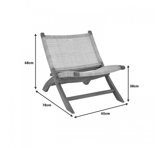 Πολυθρόνα Jerenze φυσικό teak ξύλο-φυσικό rattan 65x78x68εκ Υλικό: TEAKWOOD - RATTAN 336-000010 Πολυθρόνα Jerenze φυσικό teak ξύλο-φυσικό rattan 65x78x68εκ Υλικό: TEAKWOOD - RATTAN 336-000010