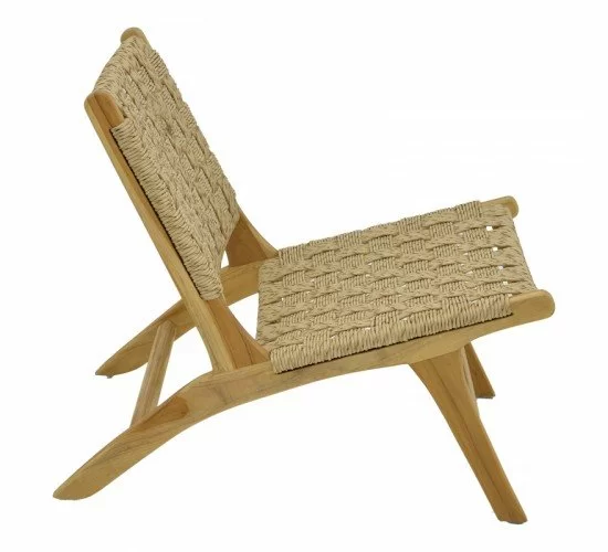 Καρέκλα Foldere φυσικό teak ξύλο-σχοινί 65x78x68εκ Υλικό: TEAKWOOD - SYNTHETIC ROPE 336-000011 Καρέκλα Foldere φυσικό teak ξύλο-σχοινί 65x78x68εκ Υλικό: TEAKWOOD - SYNTHETIC ROPE 336-000011