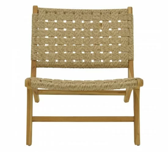 Καρέκλα Foldere φυσικό teak ξύλο-σχοινί 65x78x68εκ Υλικό: TEAKWOOD - SYNTHETIC ROPE 336-000011 Καρέκλα Foldere φυσικό teak ξύλο-σχοινί 65x78x68εκ Υλικό: TEAKWOOD - SYNTHETIC ROPE 336-000011
