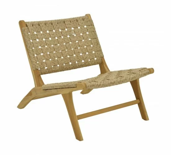 Καρέκλα Foldere φυσικό teak ξύλο-σχοινί 65x78x68εκ Υλικό: TEAKWOOD - SYNTHETIC ROPE 336-000011 Καρέκλα Foldere φυσικό teak ξύλο-σχοινί 65x78x68εκ Υλικό: TEAKWOOD - SYNTHETIC ROPE 336-000011