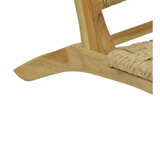 Καρέκλα Foldere φυσικό teak ξύλο-σχοινί 65x78x68εκ Υλικό: TEAKWOOD - SYNTHETIC ROPE 336-000011 Καρέκλα Foldere φυσικό teak ξύλο-σχοινί 65x78x68εκ Υλικό: TEAKWOOD - SYNTHETIC ROPE 336-000011