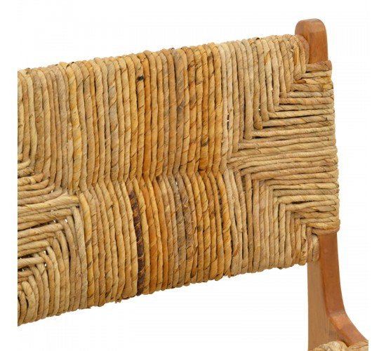 Καρέκλα Refane σκελετός teak ξύλο με ψάθα σε φυσική απόχρωση 50x58x85εκ Υλικό: TEAKWOOD - STRAW 336-000026