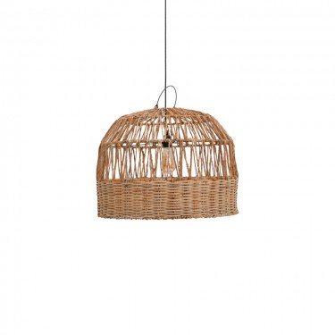 Φωτιστικό οροφής Erdon Inart μπανάνα ξύλο-rattan pe σε φυσική απόχρωση Φ60x45εκ Υλικό: BANANA WOOD - PE RATTAN 337-000020