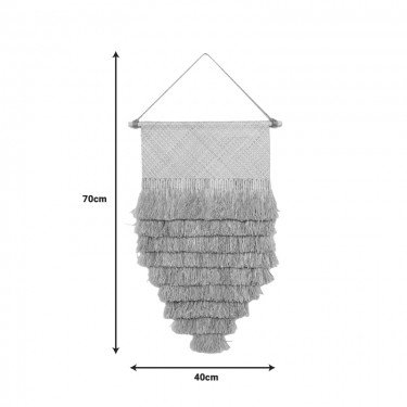 Διακοσμητικό τοίχου Emol Inart mendong σε φυσική απόχρωση 40x4x70εκ Υλικό: MENDONG 337-000035