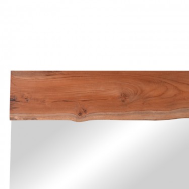 Καθρέπτης Riverine teak ξύλο σε φυσική απόχρωση 120x80x4εκ Υλικό: TEAK WOOD 338-000006