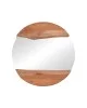 Καθρέπτης Alkmen teak ξύλο σε φυσική απόχρωση Φ60x4εκ Υλικό: TEAK WOOD 338-000007 Καθρέπτης Alkmen teak ξύλο σε φυσική απόχρωση Φ60x4εκ Υλικό: TEAK WOOD 338-000007