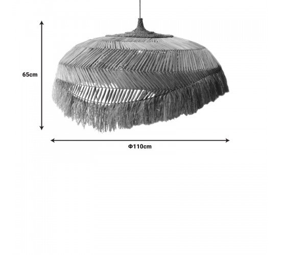 Φωτιστικό οροφής Izert Inart sisal σε φυσικό χρώμα Φ110x65εκ Υλικό: SISAL 339-000012 Φωτιστικό οροφής Izert Inart sisal σε φυσικό χρώμα Φ110x65εκ Υλικό: SISAL 339-000012