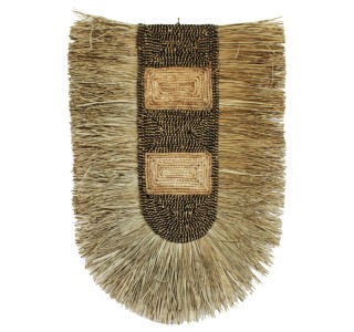 Διακοσμητικό τοίχου Baffen I Inart seagrass σε φυσικό χρώμα 60x85x10εκ Υλικό: GRASS 339-000039