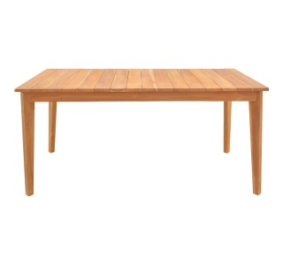 Τραπέζι Ory teak ξύλο σε φυσική απόχρωση 160x80x75εκ Υλικό: TEAK WOOD 340-000004
