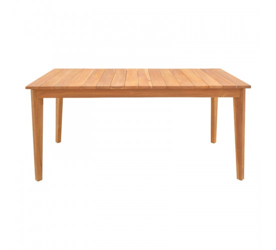 Τραπέζι Ory teak ξύλο σε φυσική απόχρωση 160x80x75εκ Υλικό: TEAK WOOD 340-000004 Τραπέζι Ory teak ξύλο σε φυσική απόχρωση 160x80x75εκ Υλικό: TEAK WOOD 340-000004